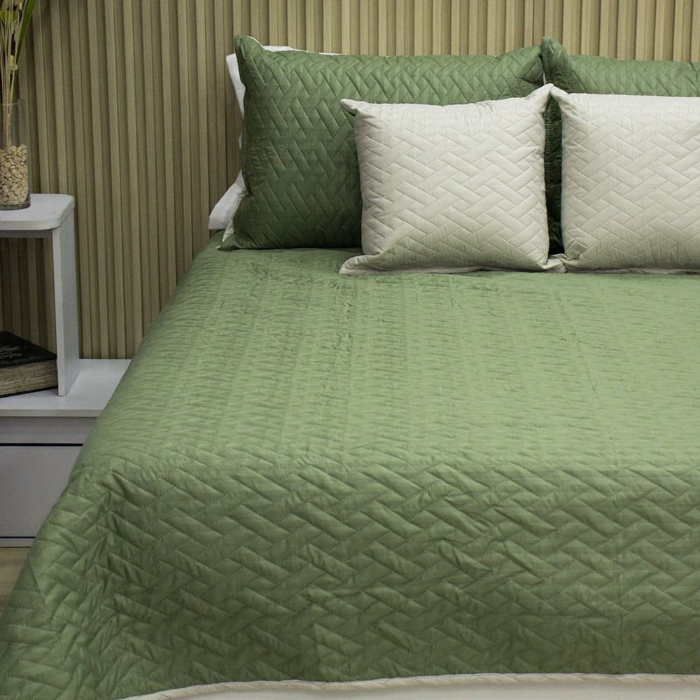 Sobrecama Deko Olive & Sand 4 Sobrecama Deko Olive Sand 4