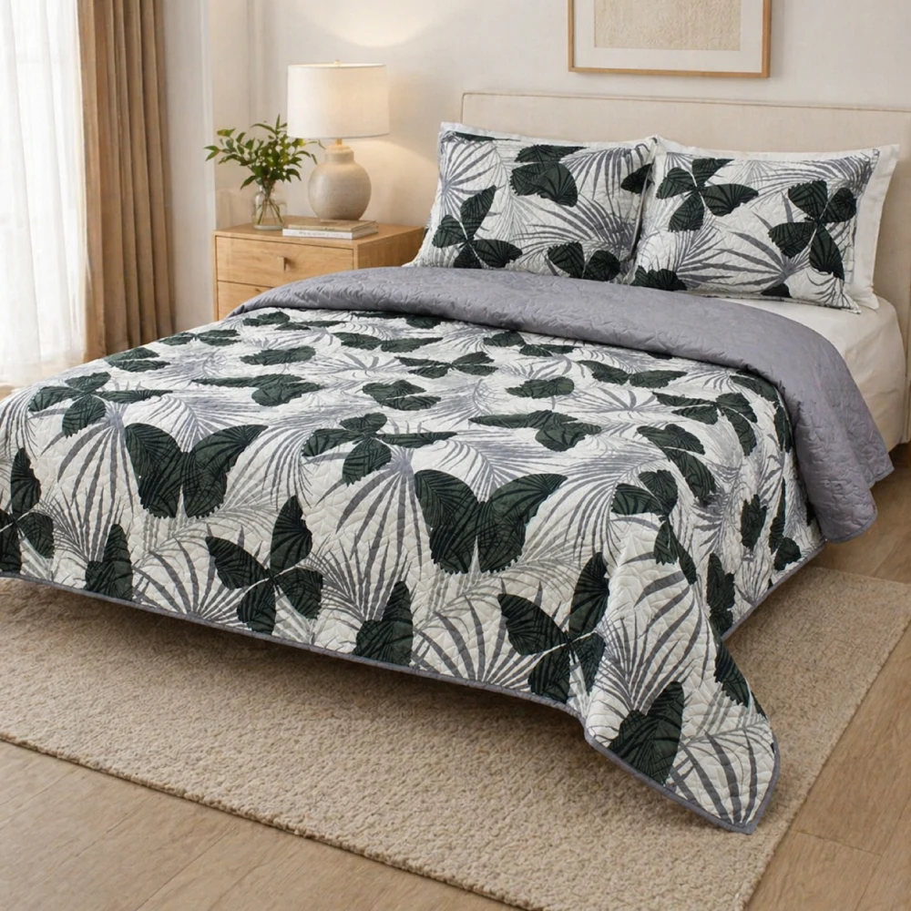 sobremcama-butterfly-botanic-con-fundas sobremcama butterfly botanic con fundas