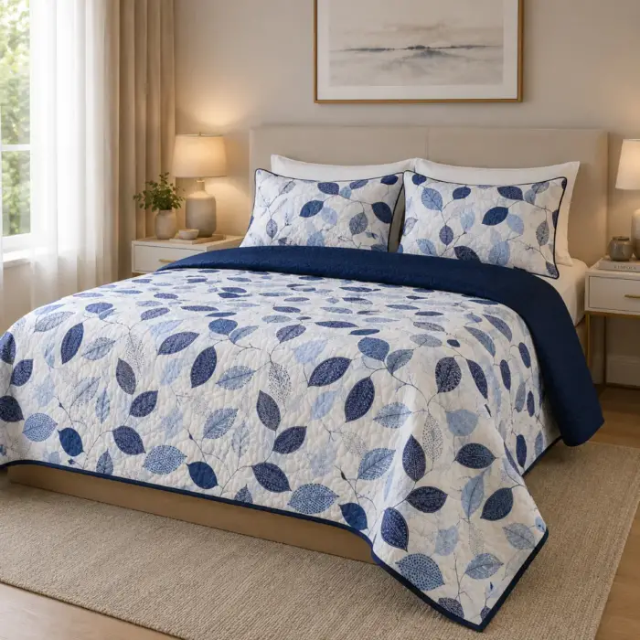 sobrecama delgada acolchada para cama