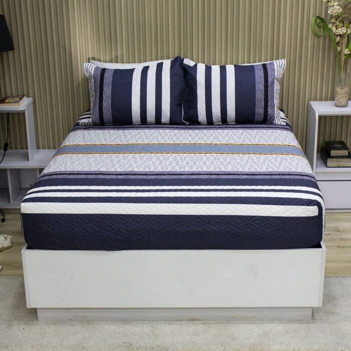 Edredon Ajustable Navy Gold 2