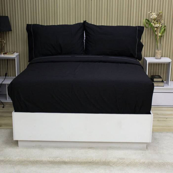 Juego de Sábanas Fuelle Plus Black - 144 hilos