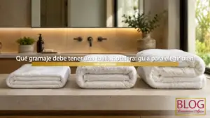 gramaje toallas hoteleras comparacion gsm
