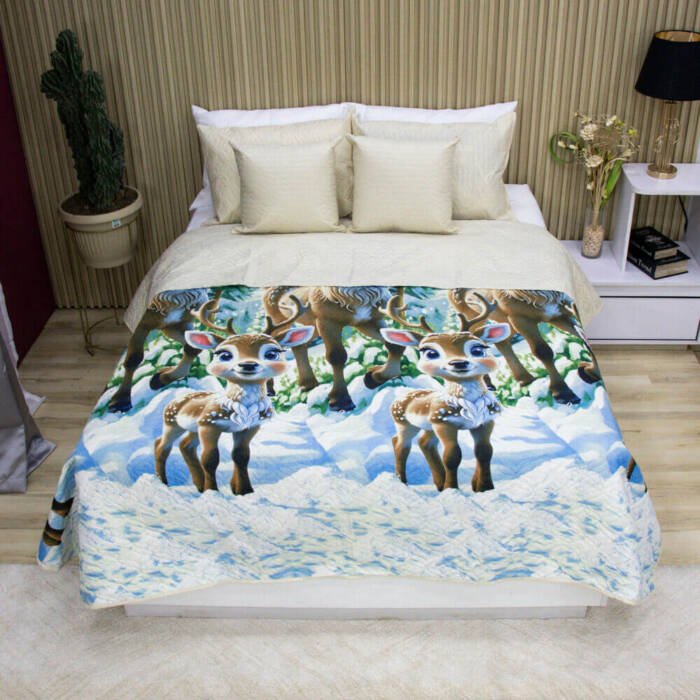 Sobrecama Deko Reno Mini Beige