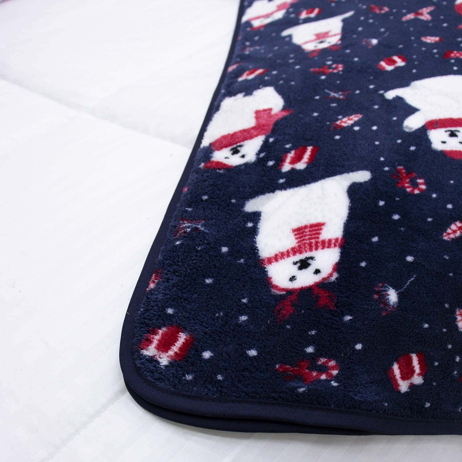 Manta Decorativa Christmas Bears 3