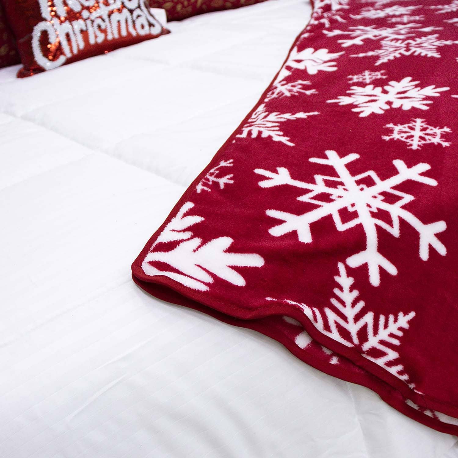 Manta Decorativa Christmas Snowflake 3